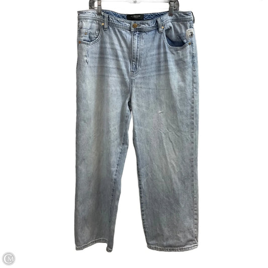 Jeans Wide Leg By Liverpool In Blue Denim, Size: 16