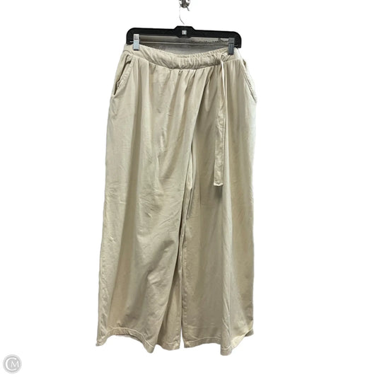 Pants Wide Leg By Daily Practice By Anthropologie In Cream, Size: L