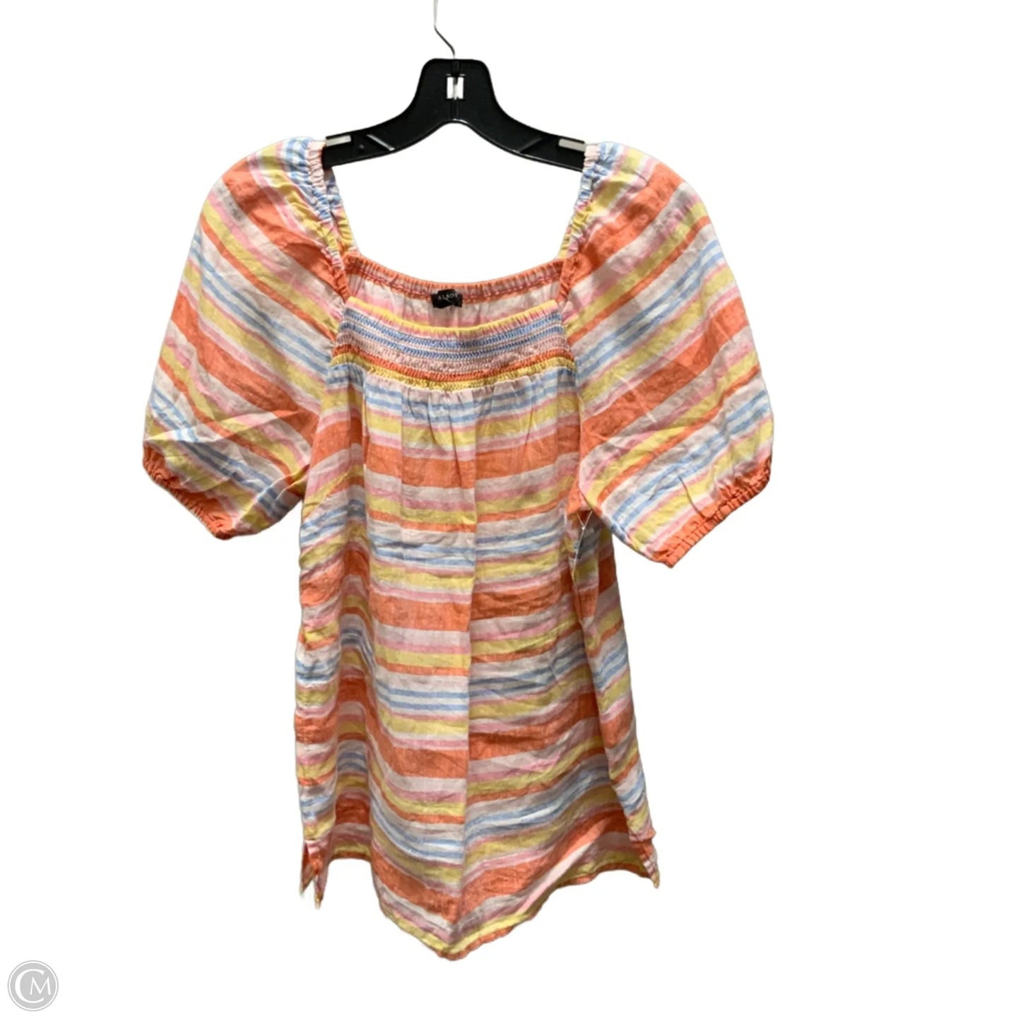 Top Short Sleeve By Talbots In Orange, Size: M