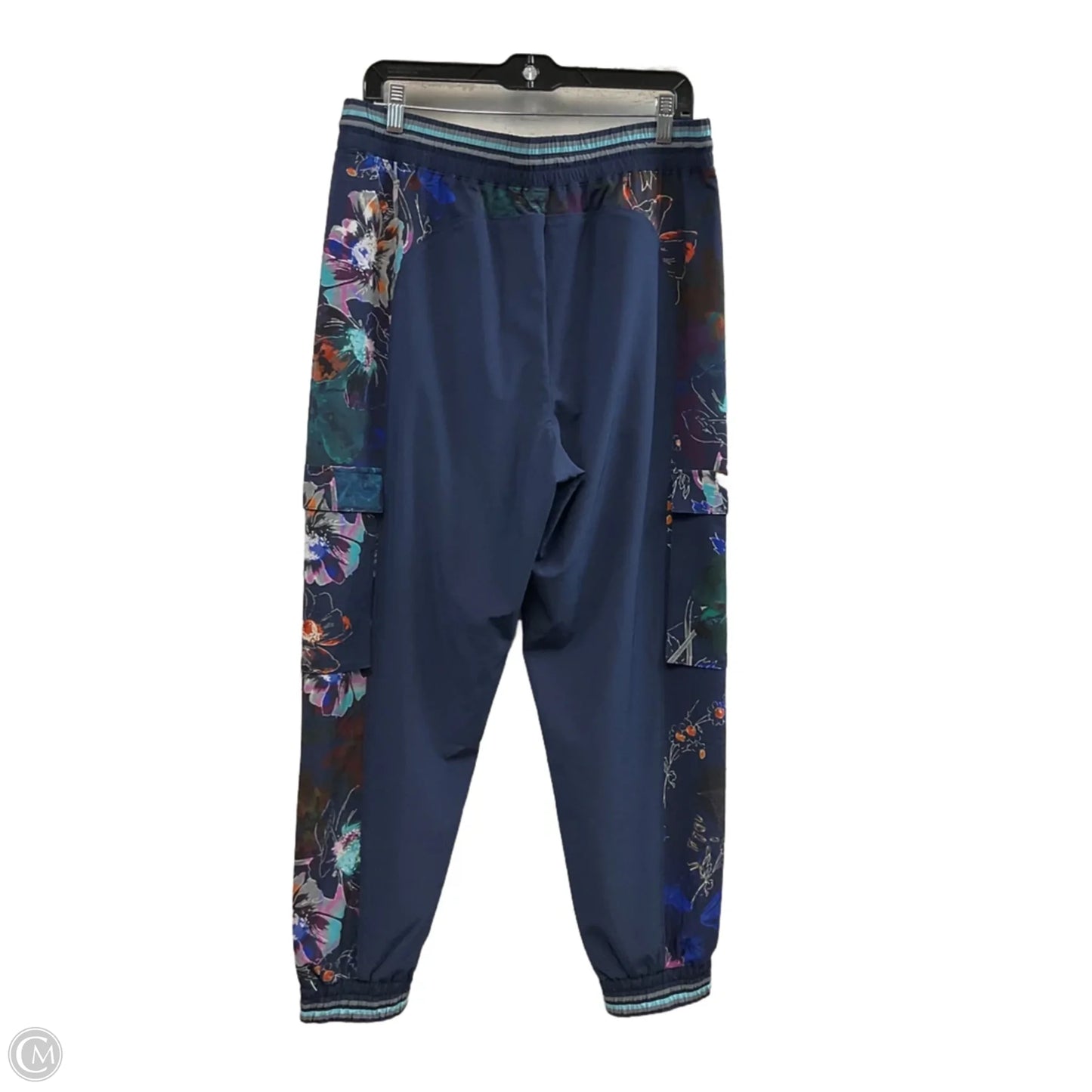 Athletic Pants By Johnny Was In Blue, Size: L