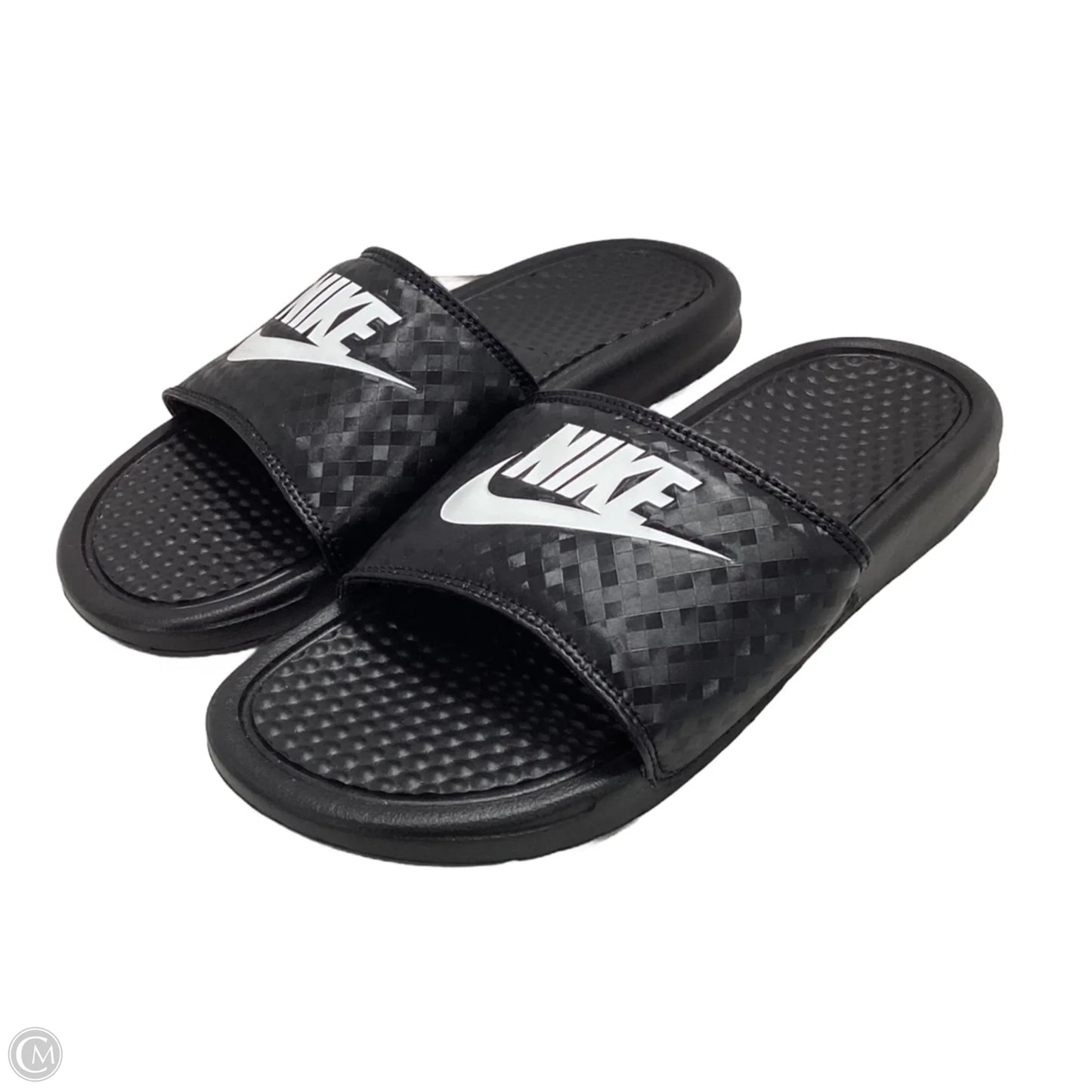 Sandals Flats By Nike In Black, Size: 8