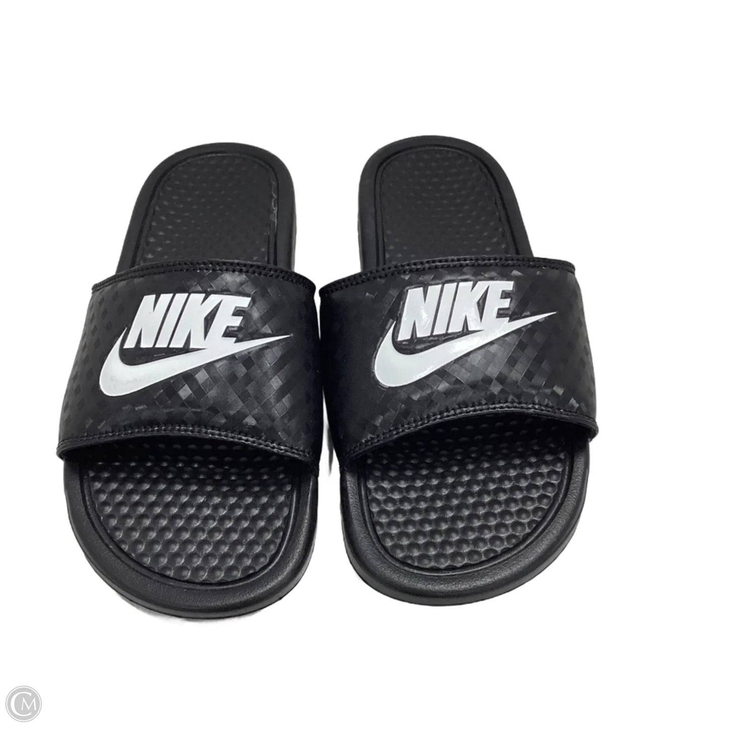 Sandals Flats By Nike In Black, Size: 8