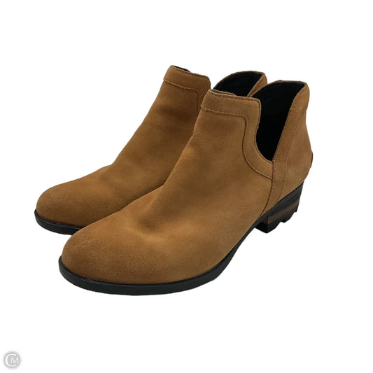 Boots Ankle Flats By Sorel In Brown, Size: 8.5