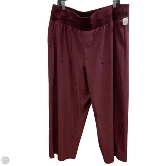 Pants Wide Leg By Talbots In Purple, Size: 2x