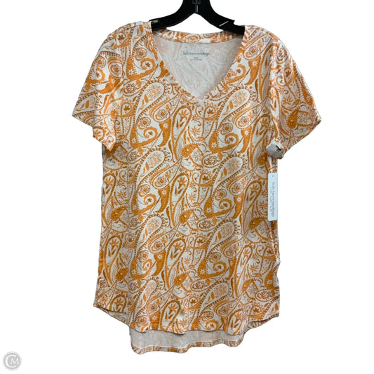 Top Short Sleeve By Soft Surroundings In Yellow, Size: S