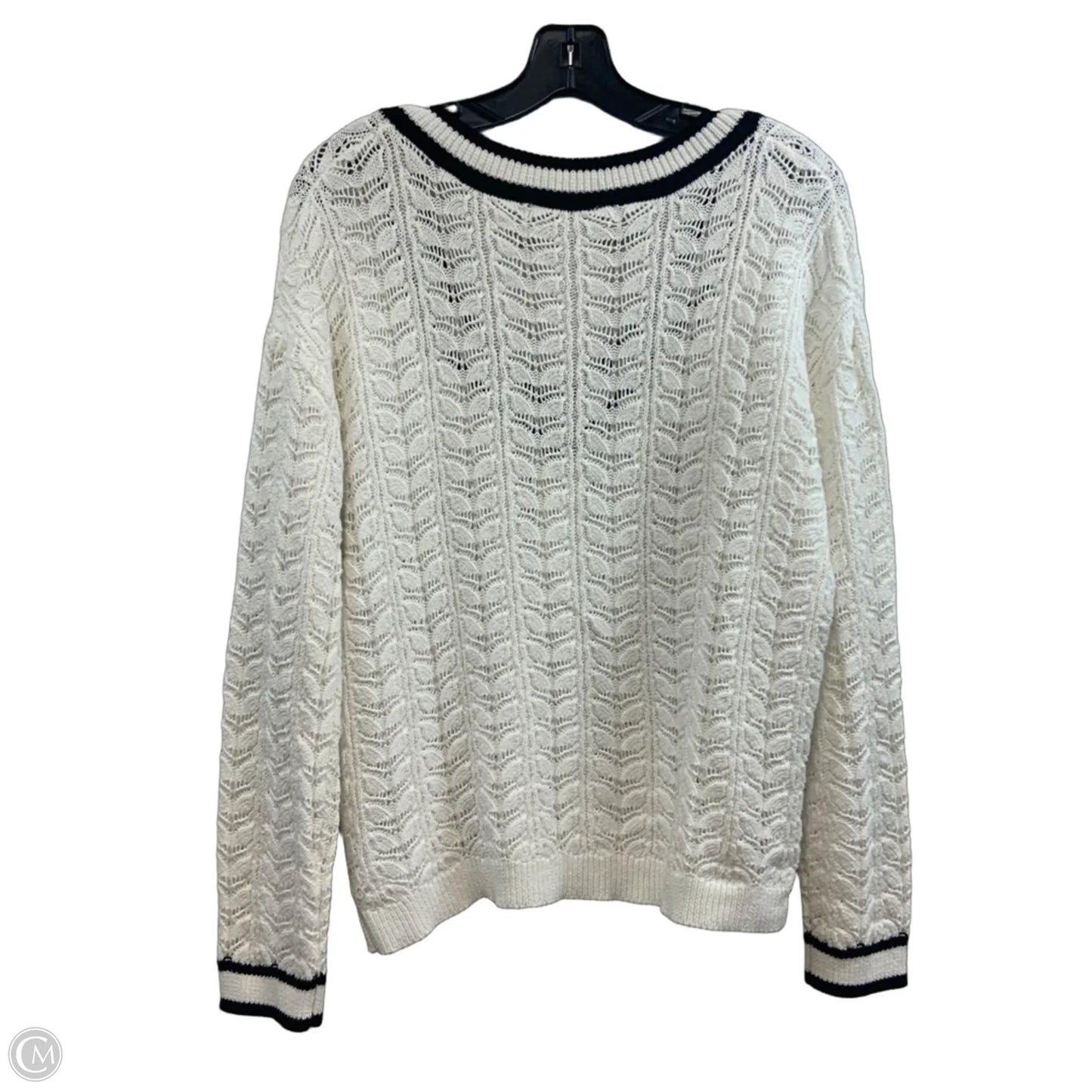 Sweater By Flat White In White, Size: L