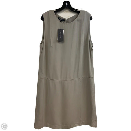 Dress Designer By Lafayette 148 In Grey, Size: L