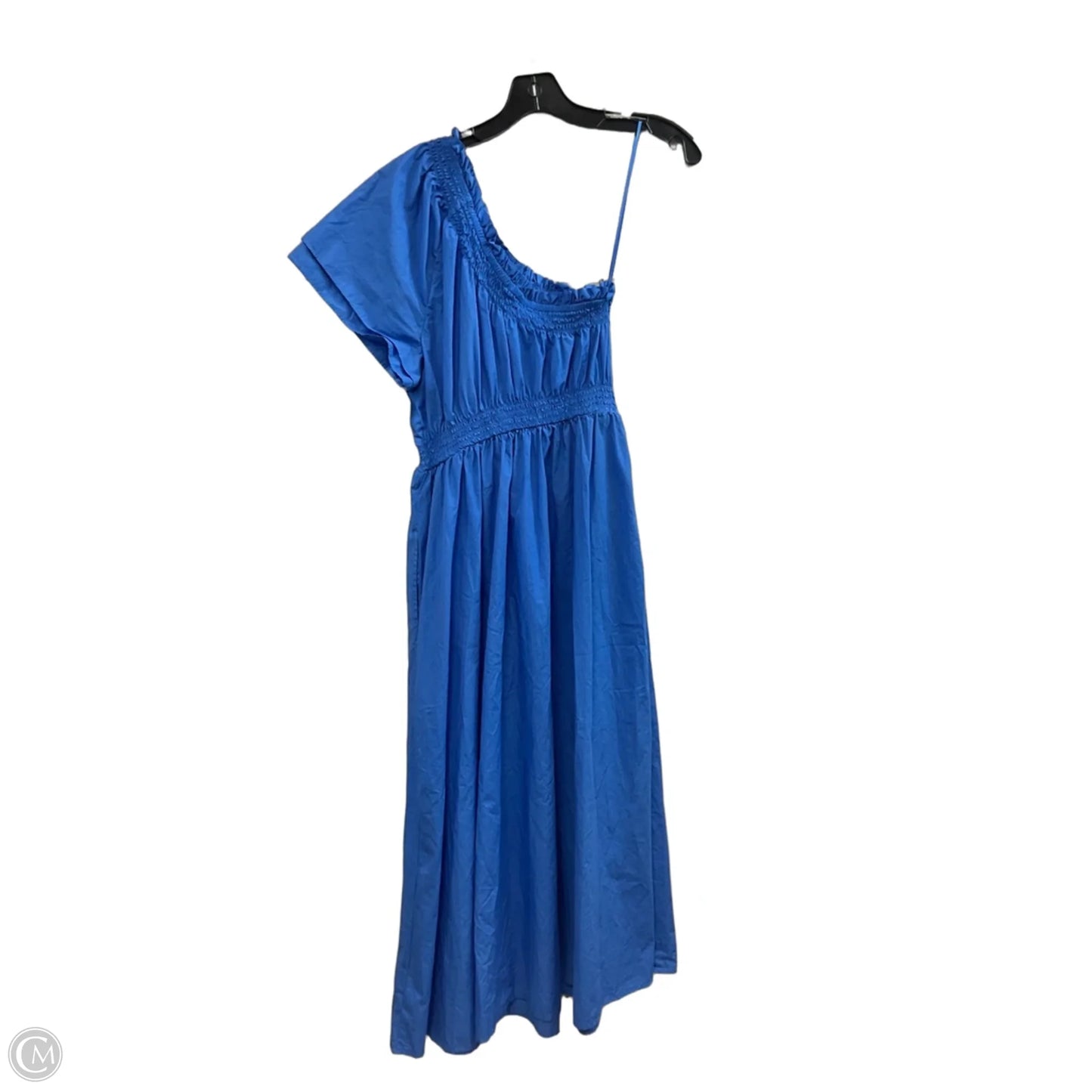 Dress Casual Midi By J. Crew In Blue, Size: M