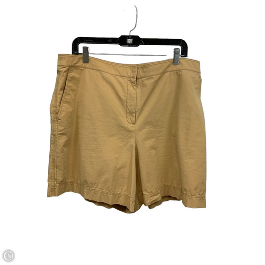 Shorts Designer By Lafayette 148 In Brown, Size: Xl