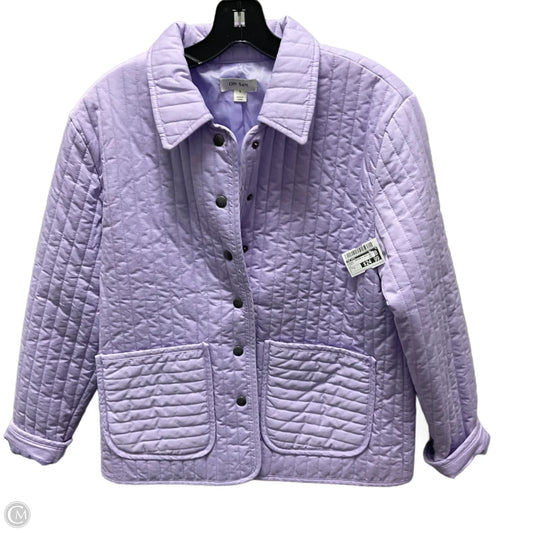 Jacket Puffer & Quilted By On 34th In Purple, Size: S