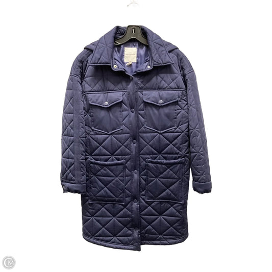 Jacket Puffer & Quilted By Avec Les Filles In Blue, Size: Xs