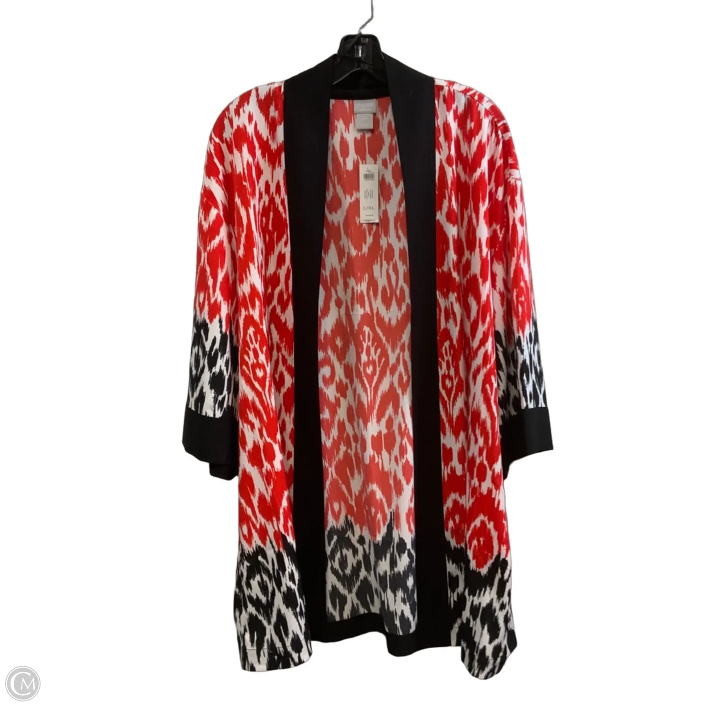 Kimono By Chicos In Orange, Size: L / XL