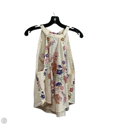 Top Sleeveless By Free People In Cream, Size: Xs