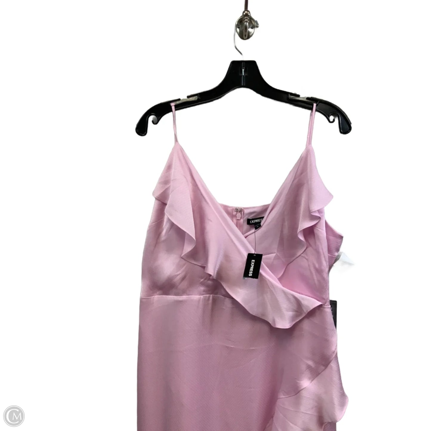 Dress Party Long By Express In Pink, Size: Xl