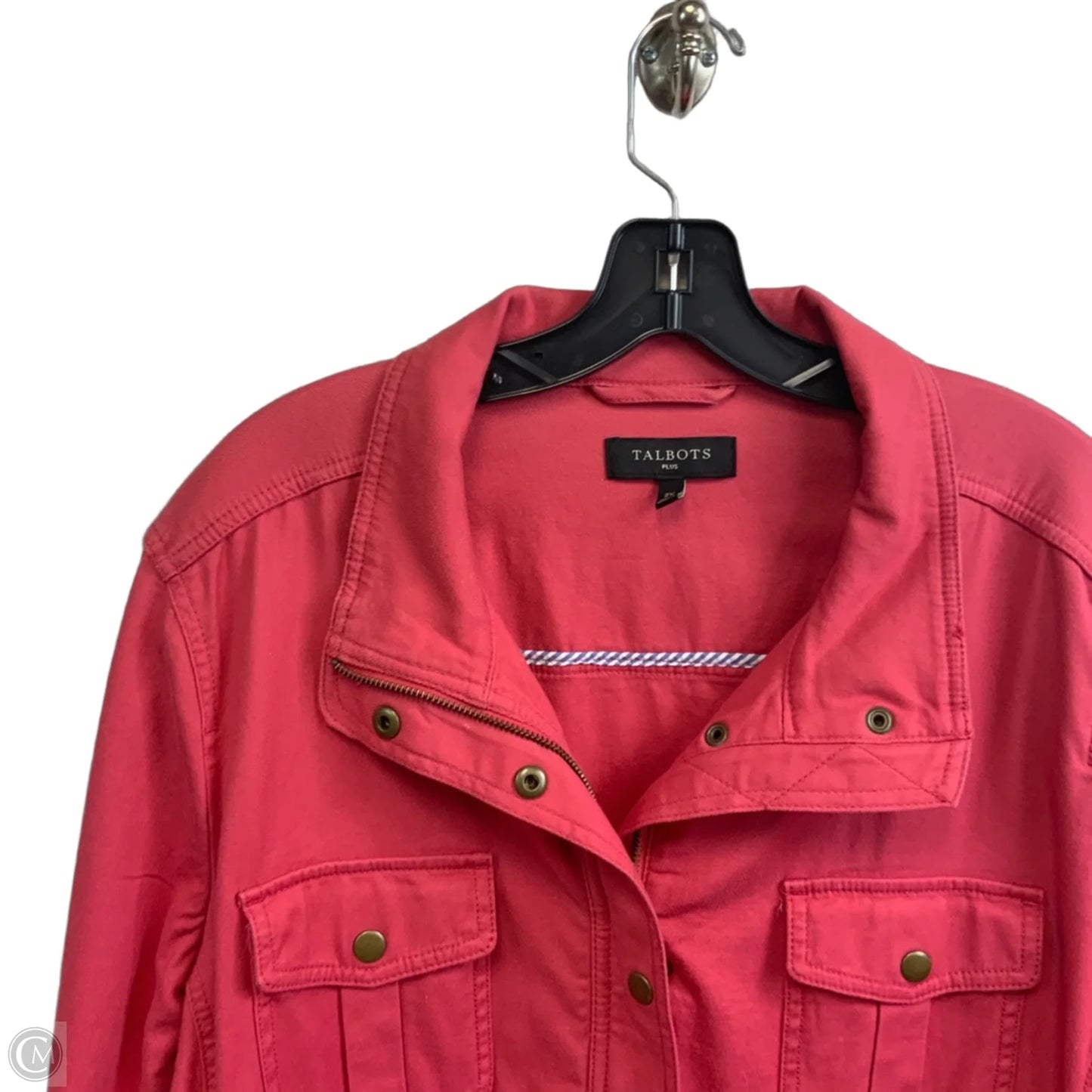 Jacket Other By Talbots In Pink, Size: 2x
