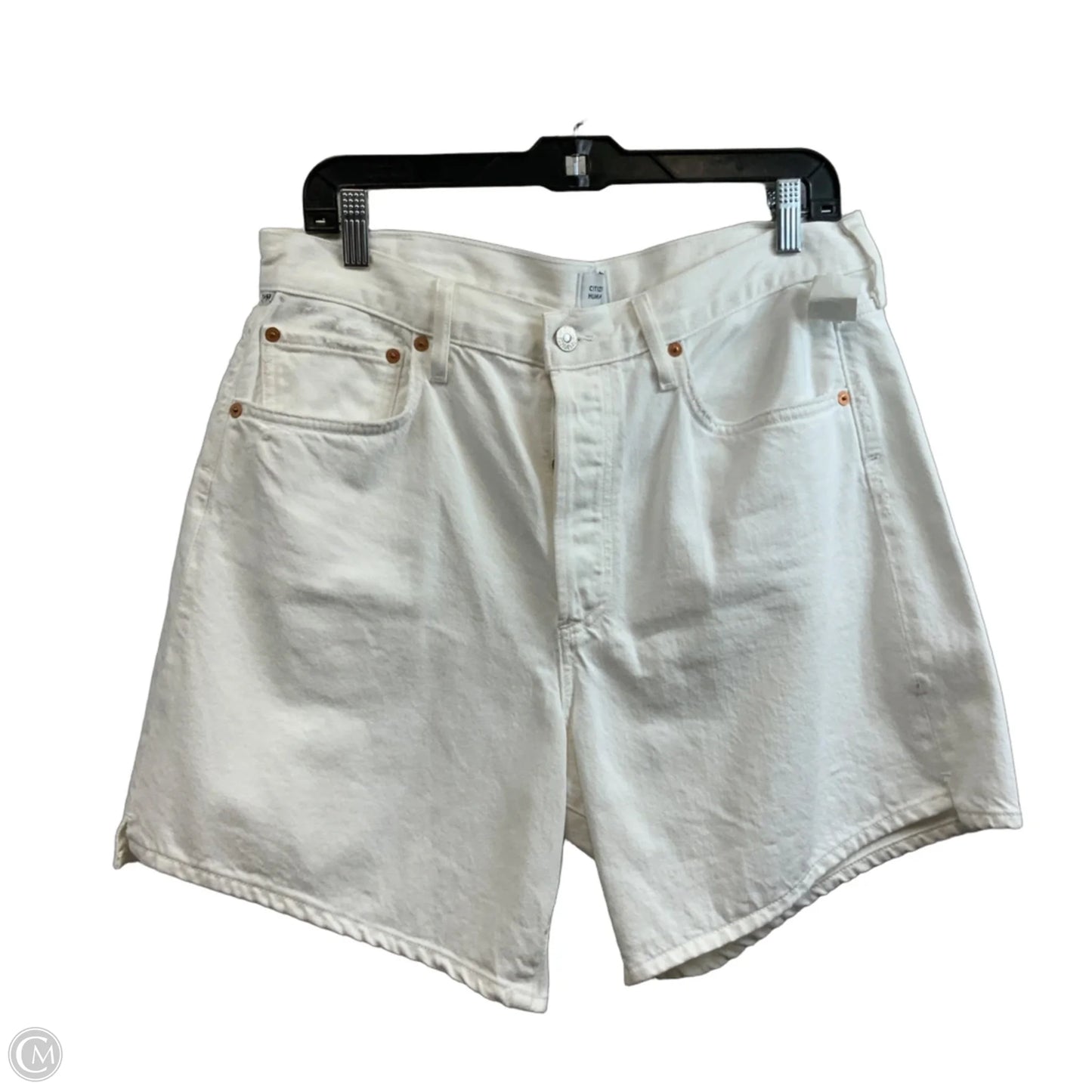 Shorts By Citizens Of Humanity In White Denim, Size: 10