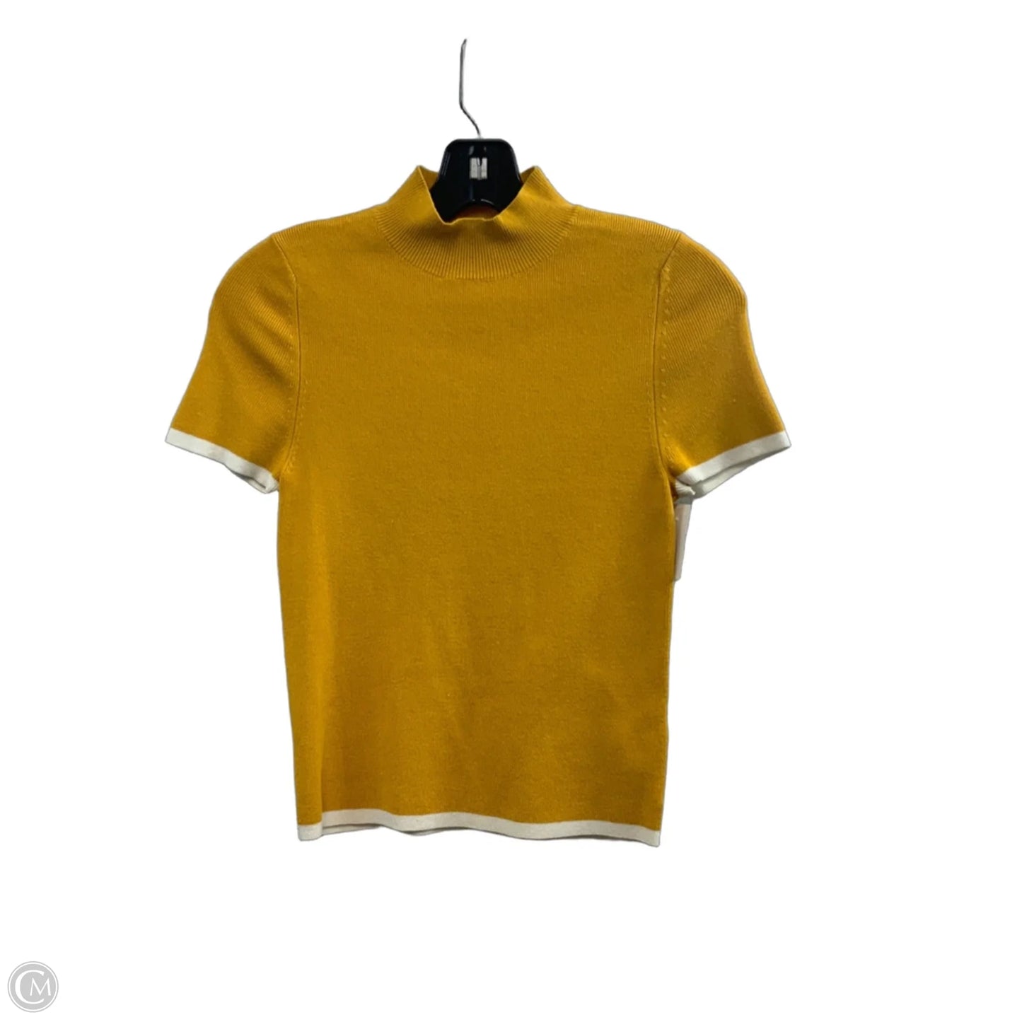 Top Short Sleeve By Maeve In Yellow, Size: Xs