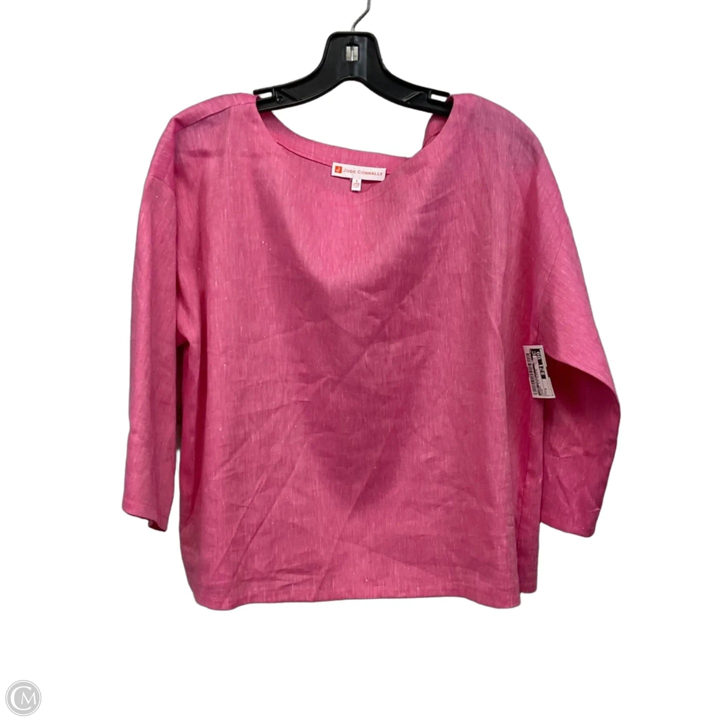 Blouse 3/4 Sleeve By Jude Connally In Pink, Size: S