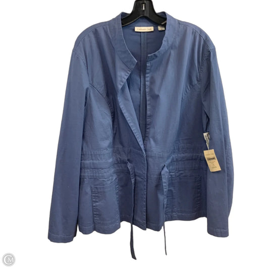 Jacket Other By Coldwater Creek In Blue, Size: 3x