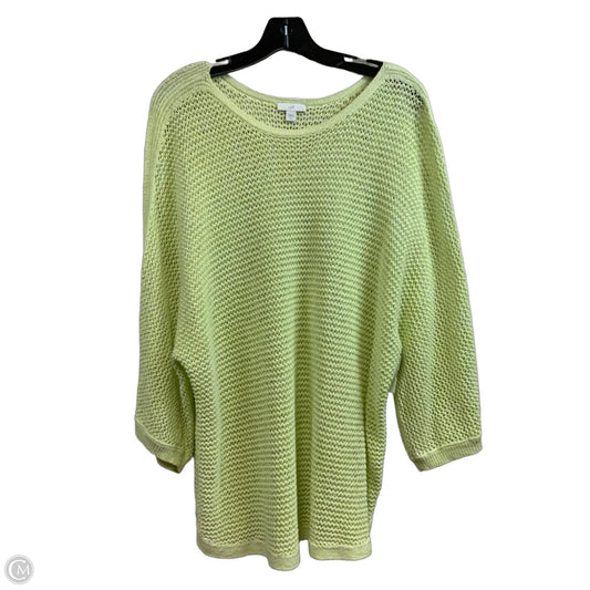 Sweater By J. Jill In Green, Size: Xl