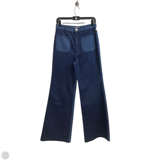 Jeans Wide Leg By Kate Spade In Blue Denim, Size: 6