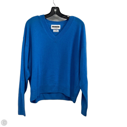 Sweater Cashmere By Colorush In Blue, Size: M