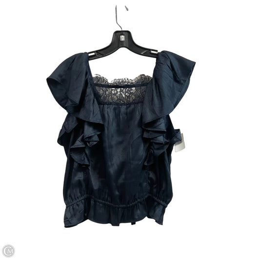 Blouse Sleeveless By Porridge In Blue, Size: M