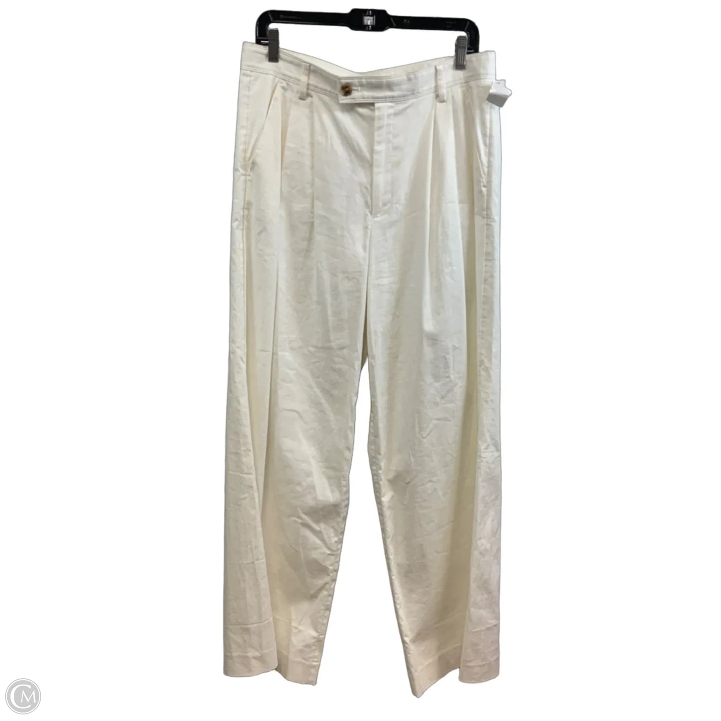 Pants Wide Leg By Banana Republic In Cream, Size: 12