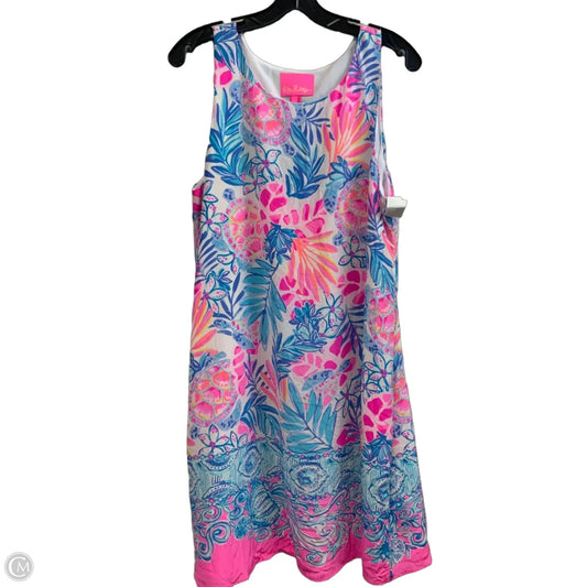 Dress Casual Short By Lilly Pulitzer In Blue & Pink, Size: L