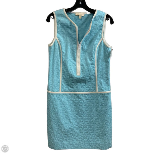 Dress Casual Short By Etcetra In Blue, Size: S