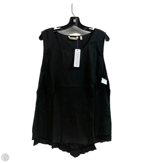 Top Sleeveless By Soft Surroundings In Black, Size: Xl