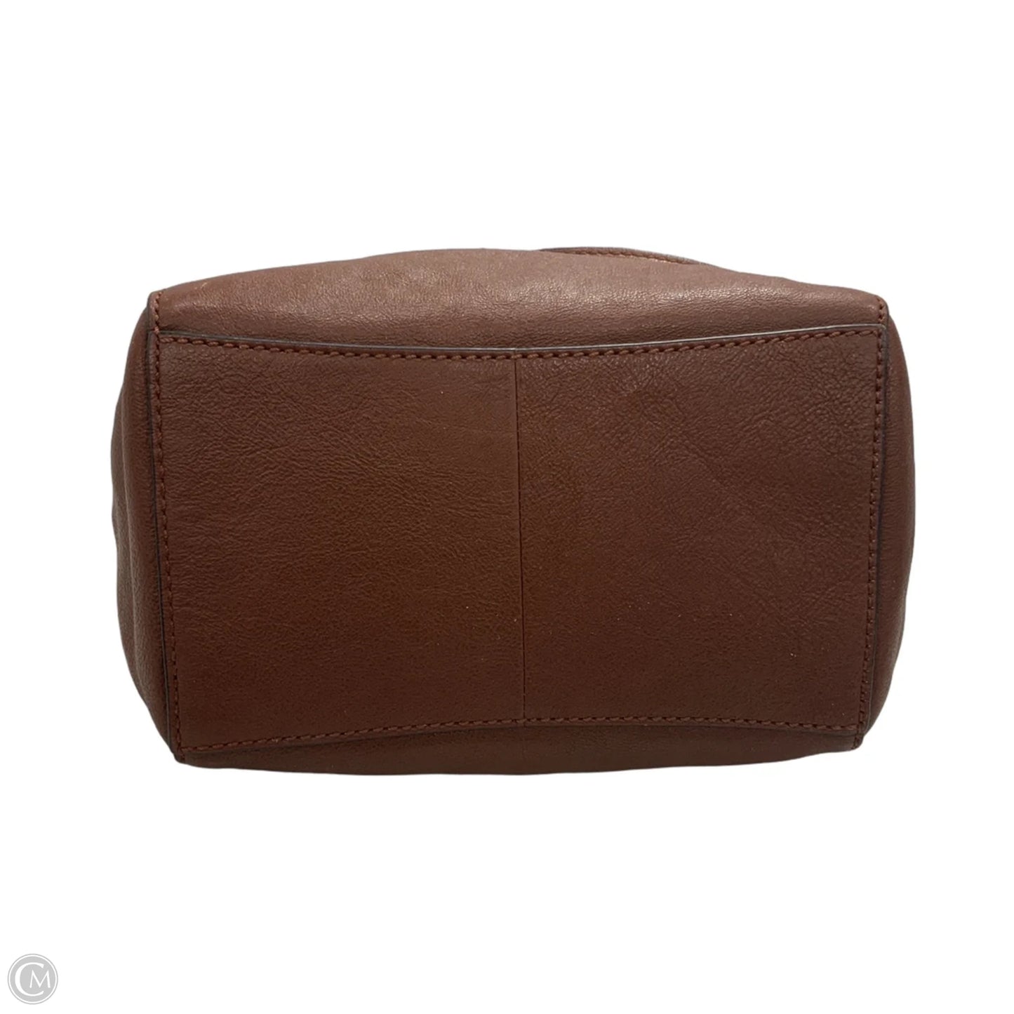 Handbag Leather By Frye, Size: Medium