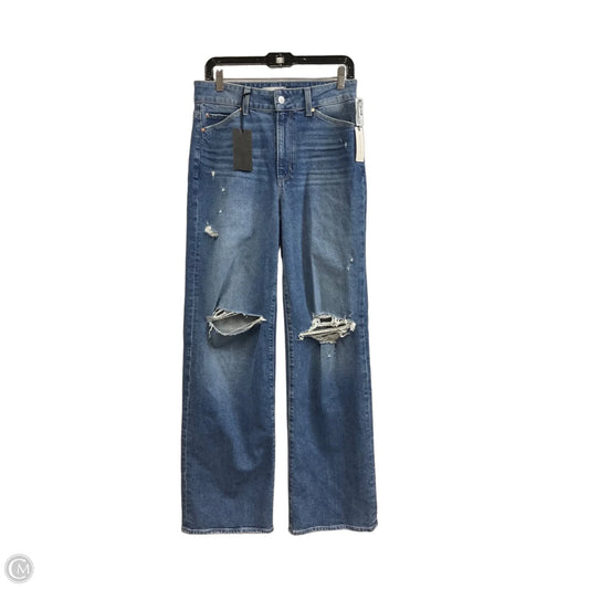 Jeans Wide Leg By Paige In Blue Denim, Size: 8