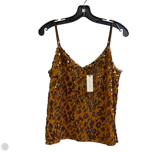 Top Sleeveless By Ro & De In Brown, Size: Xs