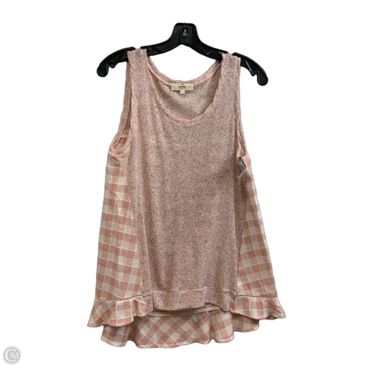 Top Sleeveless By Entro In Pink, Size: M