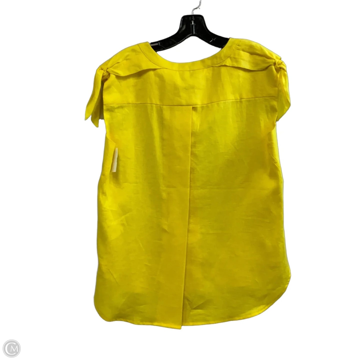 Blouse Designer By Neiman Marcus In Yellow, Size: M