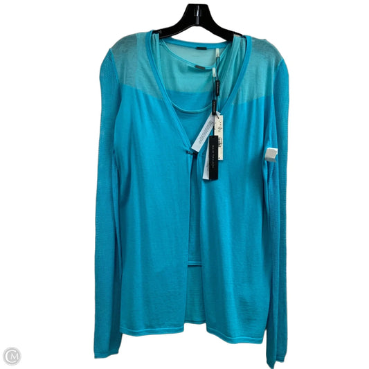 Cardigan By Elie Tahari In Blue, Size: M