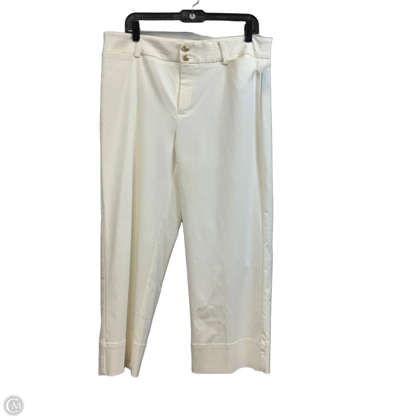Pants Cropped By Chicos In White, Size: 12