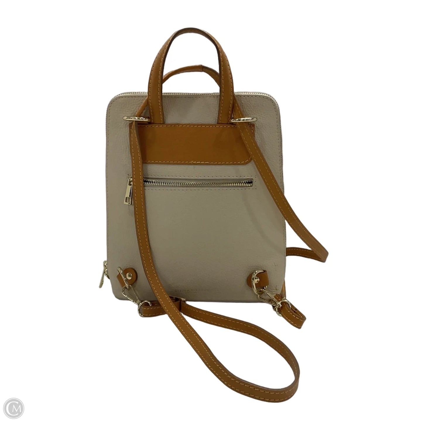 Backpack Leather By Divinia Firenze, Size: Small
