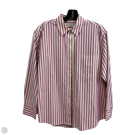 Blouse Long Sleeve By Rails In Purple, Size: Xs