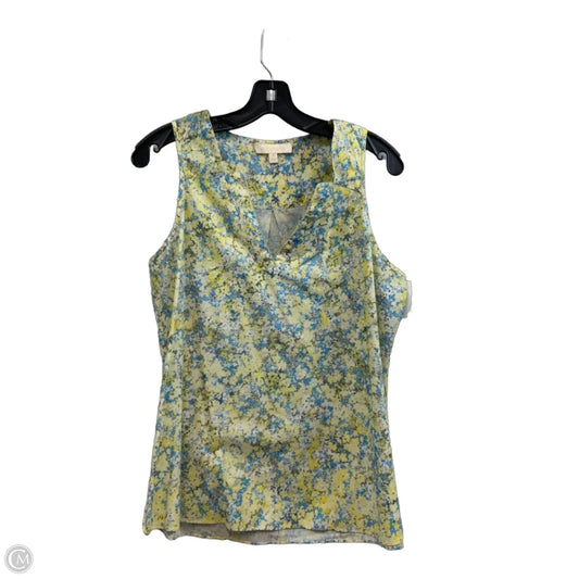 Blouse Sleeveless By Etcetra In Yellow, Size: S