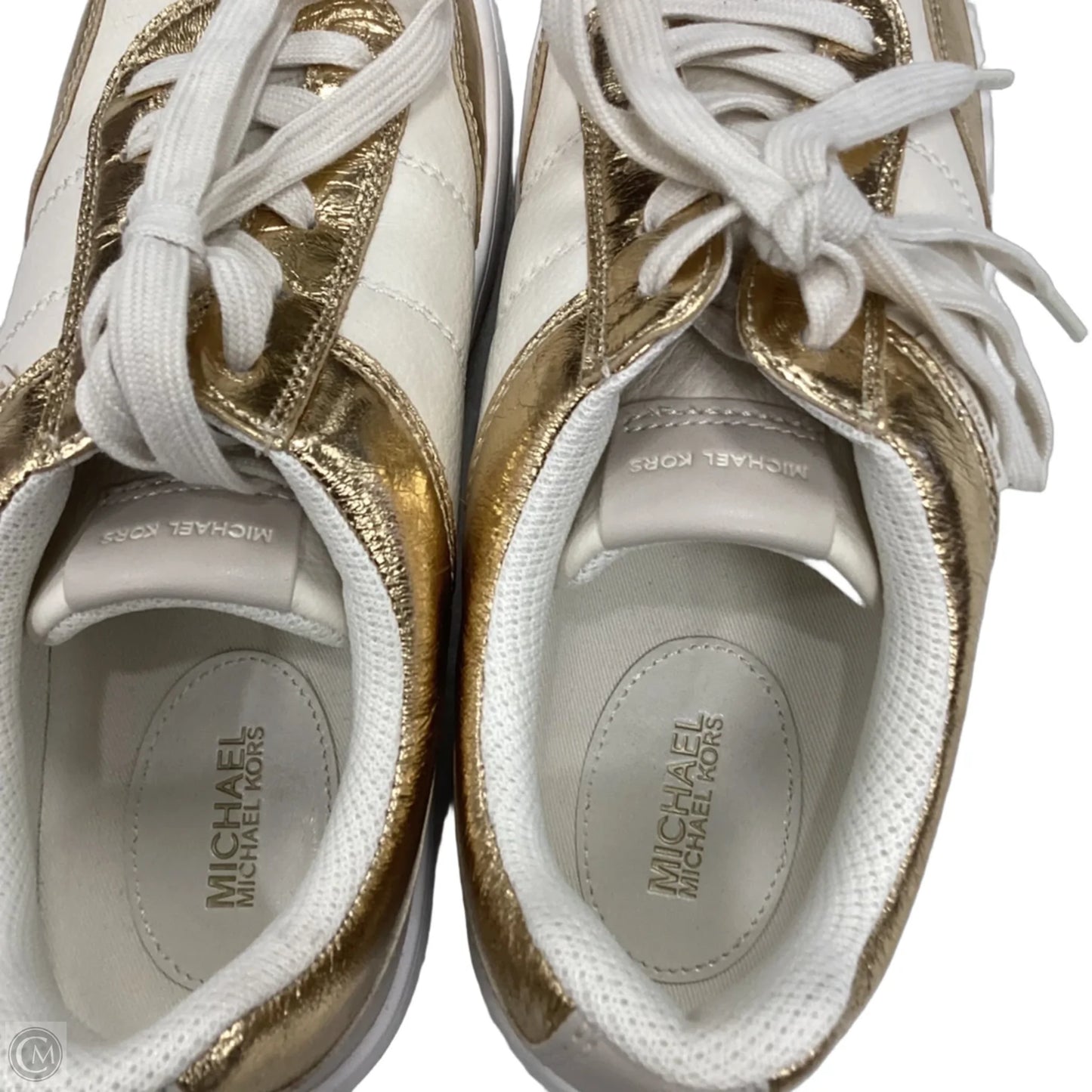 Shoes Sneakers By Michael By Michael Kors In Cream, Size: 10