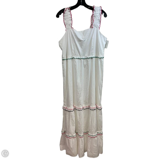 Dress Casual Maxi By Loft In White, Size: M