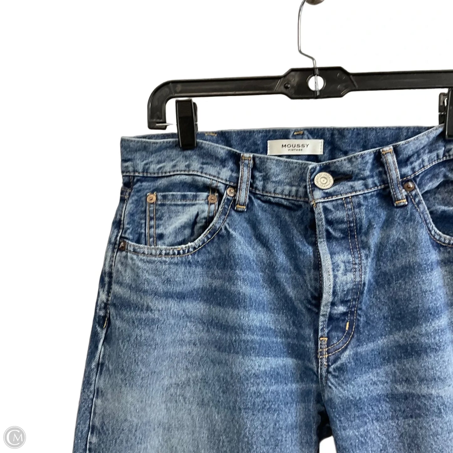 Jeans Straight By MOUSSY VINTAGE In Blue Denim, Size: 4