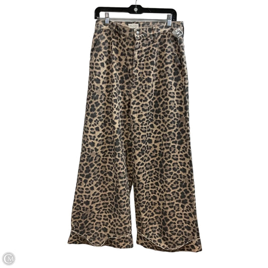Jeans Wide Leg By Pilcro In Animal Print, Size: 6