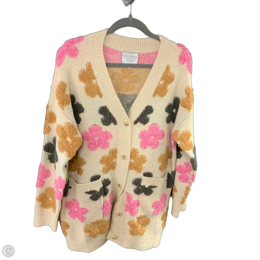 Sweater Cardigan By Hayden La In Cream, Size: S
