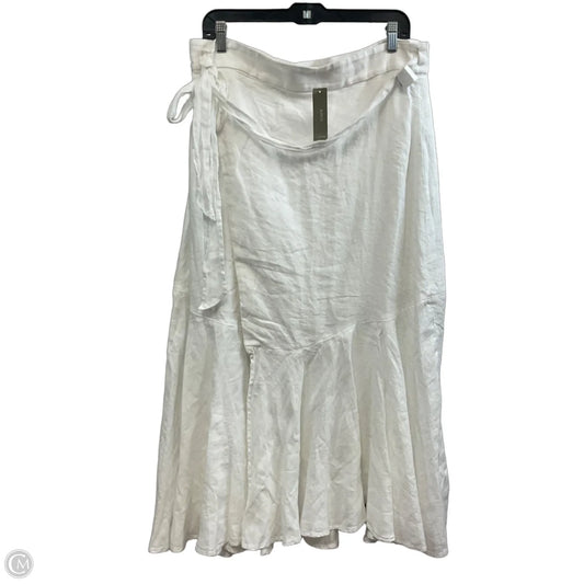 Skirt Maxi By J. Crew In White, Size: L