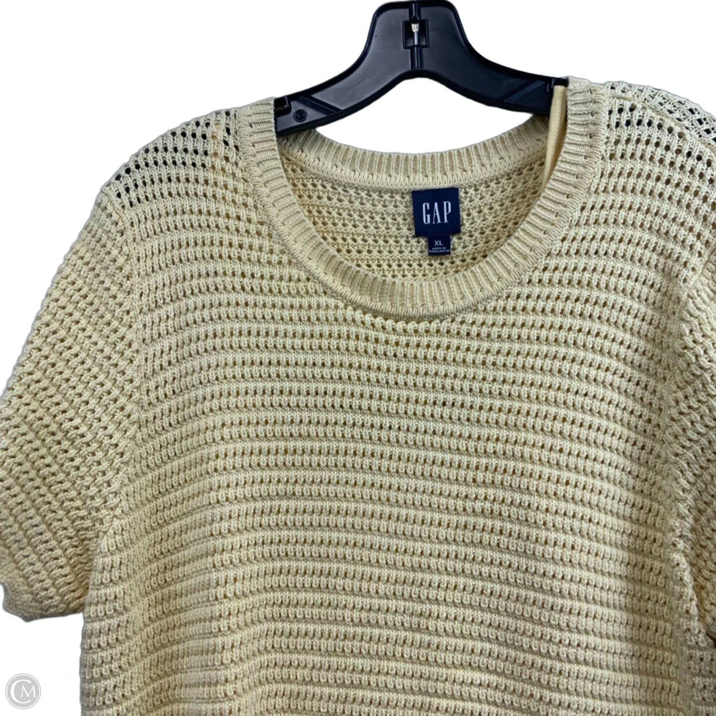 Dress Sweater By Gap In Yellow, Size: Xl