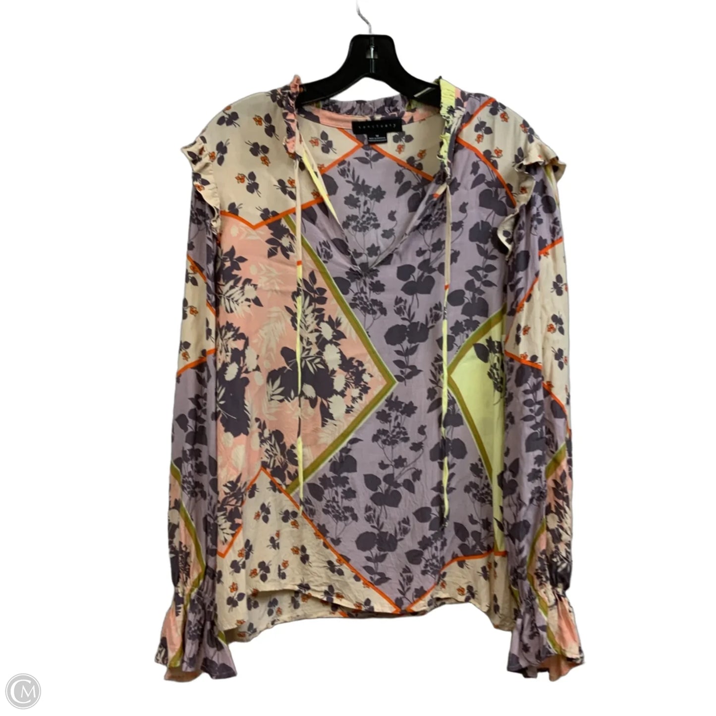 Blouse Long Sleeve By Sanctuary In Purple, Size: M