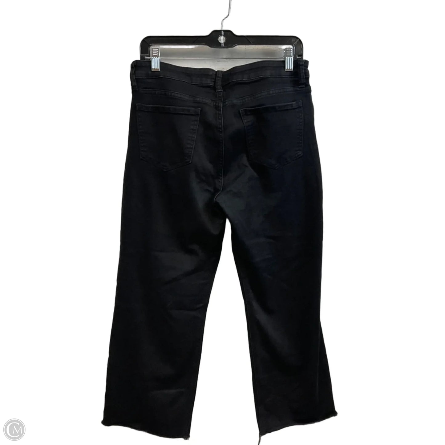 Jeans Wide Leg By Kut In Black Denim, Size: 10
